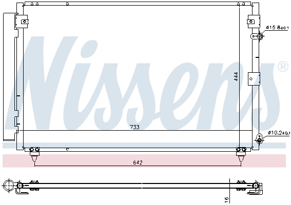 Nissens Airco condensor 940433