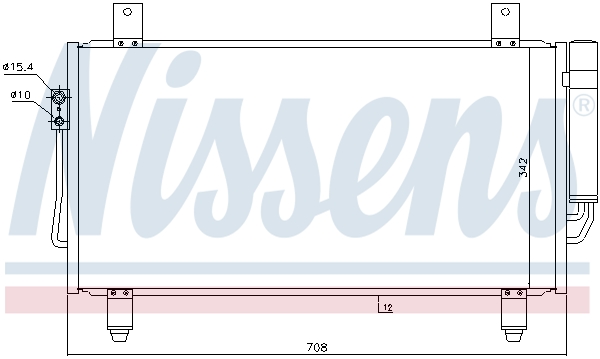 Nissens Airco condensor 940435