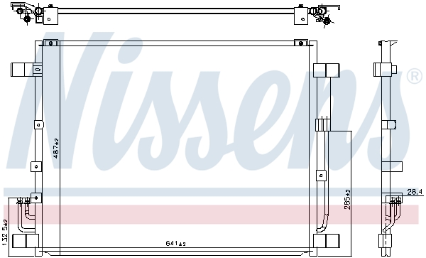 Nissens Airco condensor 940444