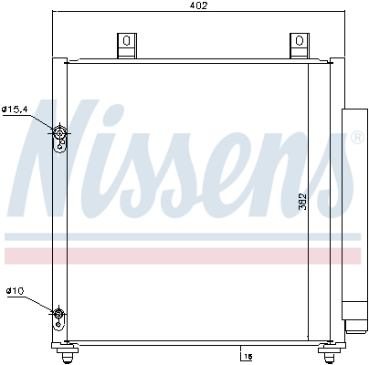 Nissens Airco condensor 940447