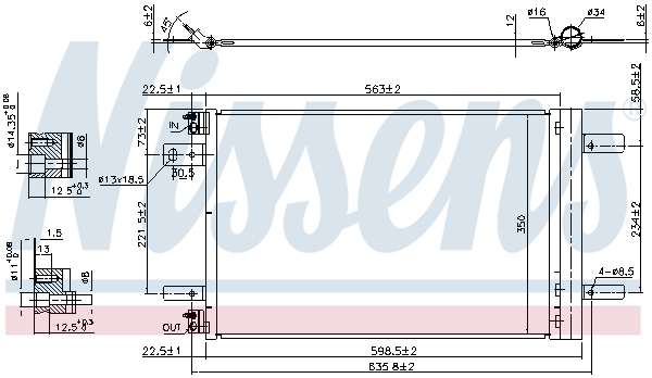 Nissens Airco condensor 940458