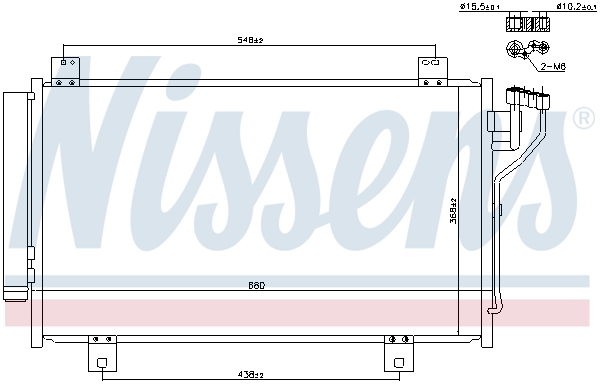 Nissens Airco condensor 940471