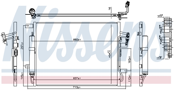 Nissens Airco condensor 940481