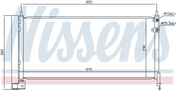 Nissens Airco condensor 940487