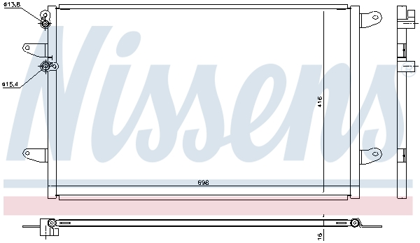 Nissens Airco condensor 940491