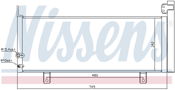 Nissens Airco condensor 940499