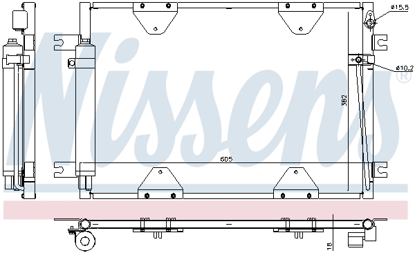 Nissens Airco condensor 940505