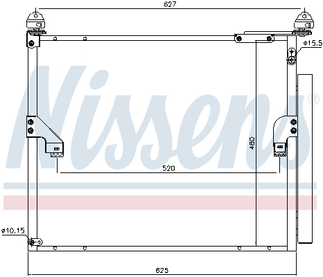 Nissens Airco condensor 940508