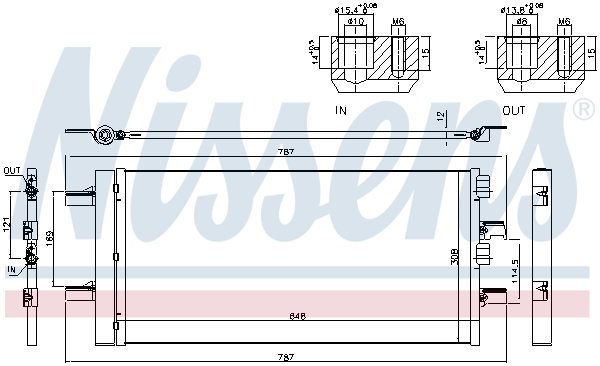 Nissens Airco condensor 940509