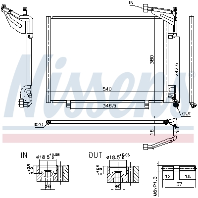 Nissens Airco condensor 940523