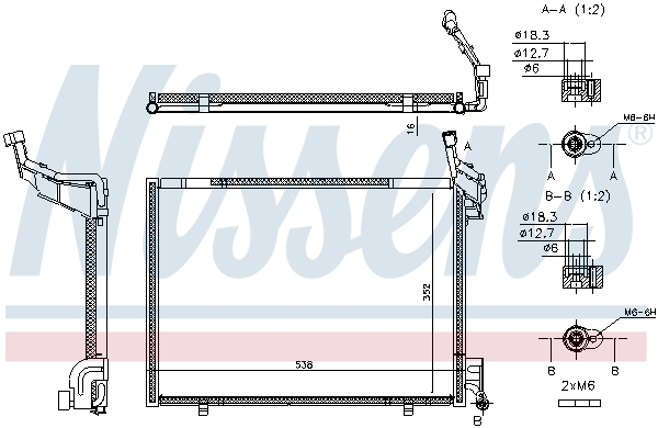 Nissens Airco condensor 940525