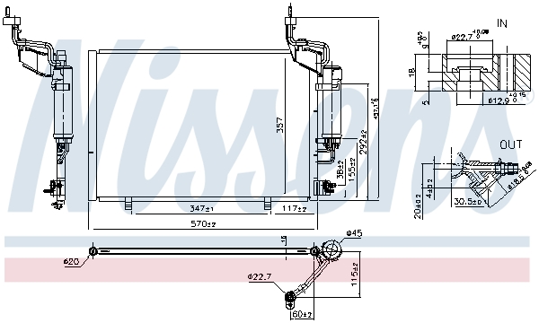 Nissens Airco condensor 940526