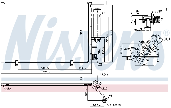 Nissens Airco condensor 940531