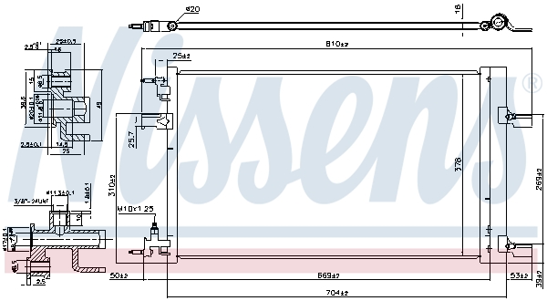 Nissens Airco condensor 940533