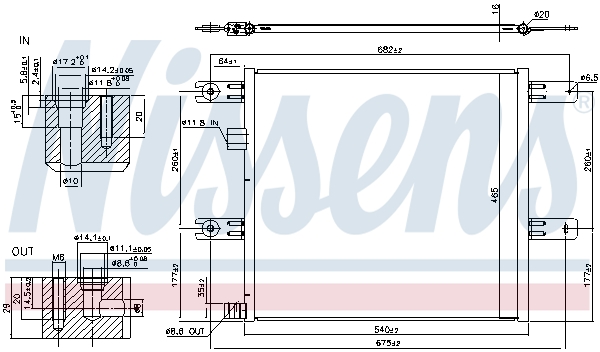 Nissens Airco condensor 940541