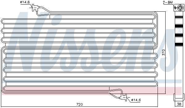 Nissens Airco condensor 940549