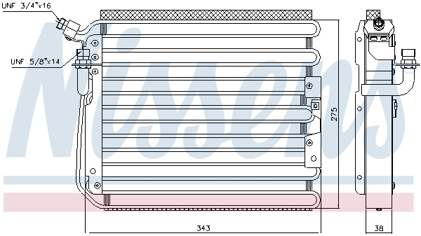 Nissens Airco condensor 940551