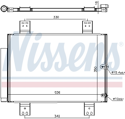 Nissens Airco condensor 940560