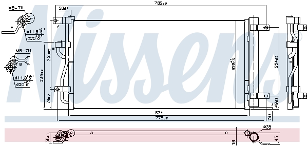 Nissens Airco condensor 940569