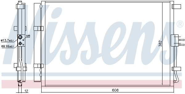 Nissens Airco condensor 940573