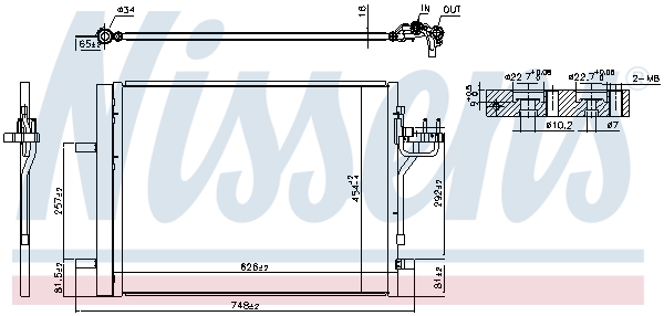 Nissens Airco condensor 940586