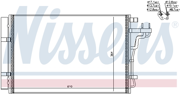 Nissens Airco condensor 940607