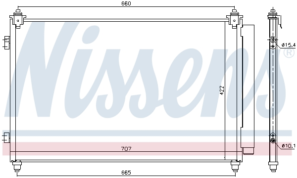 Nissens Airco condensor 940611