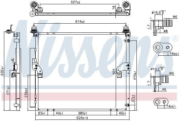 Nissens Airco condensor 940617