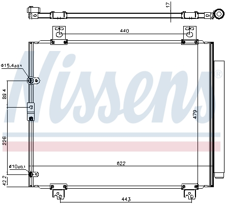 Nissens Airco condensor 940625