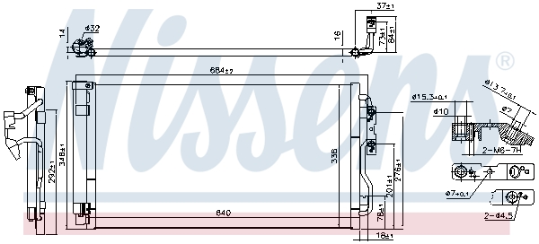 Nissens Airco condensor 940628