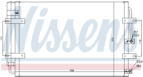 Nissens Airco condensor 940631