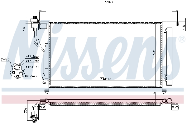 Nissens Airco condensor 940632