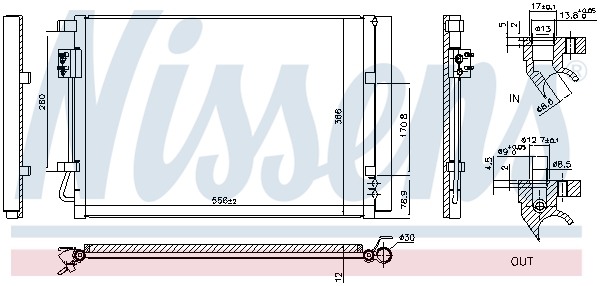 Nissens Airco condensor 940633
