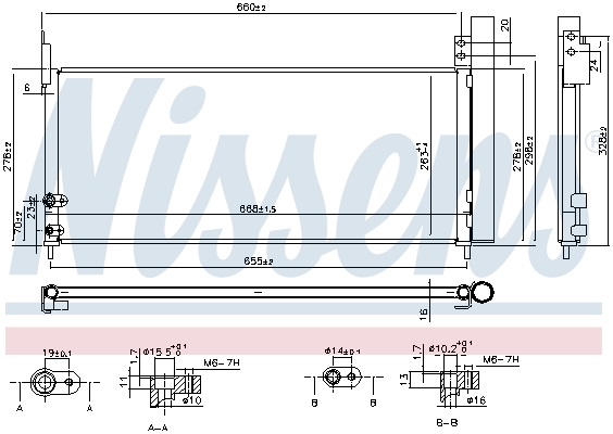 Nissens Airco condensor 940666