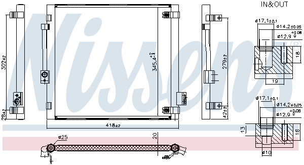 Nissens Airco condensor 940688