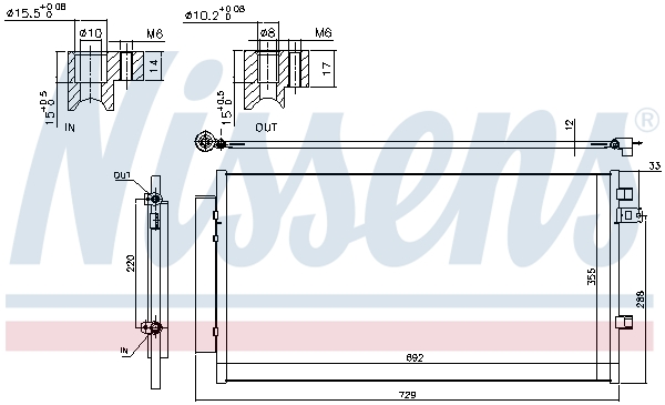 Nissens Airco condensor 940692