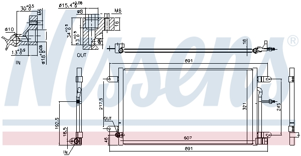 Nissens Airco condensor 940694