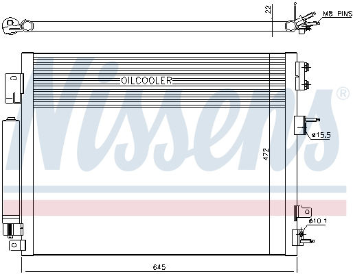 Nissens Airco condensor 940706