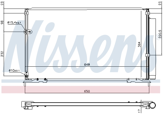 Nissens Airco condensor 940707