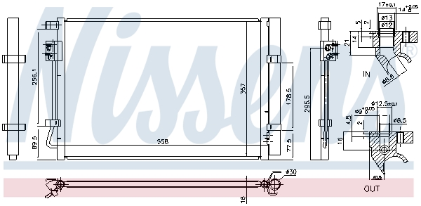 Nissens Airco condensor 940730