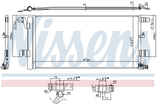 Nissens Airco condensor 940752