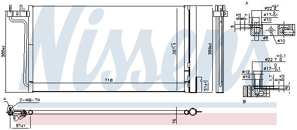 Nissens Airco condensor 940765