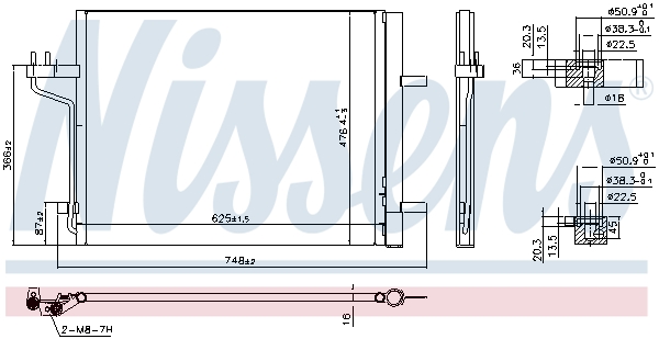 Nissens Airco condensor 940767