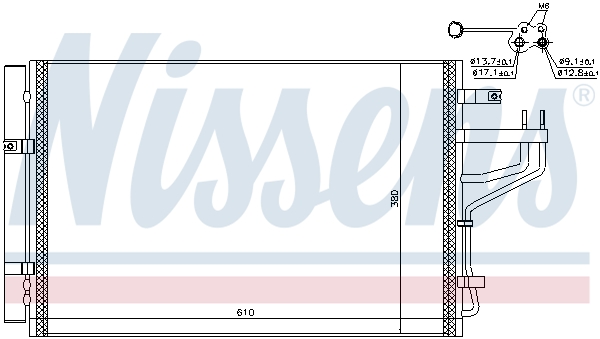 Nissens Airco condensor 940774