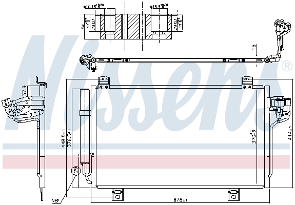 Airco condensor Nissens 940775