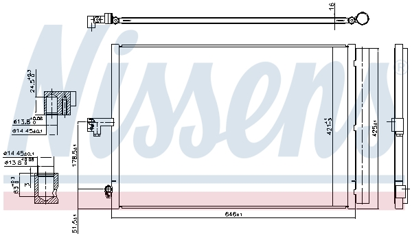 Nissens Airco condensor 940780