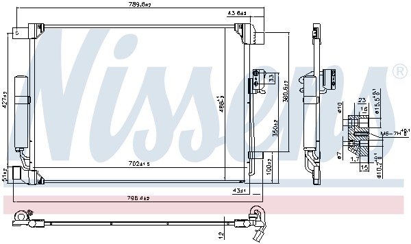 Nissens Airco condensor 940786