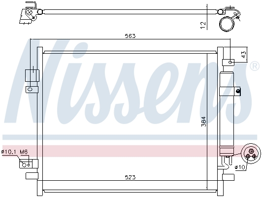 Nissens Airco condensor 940789