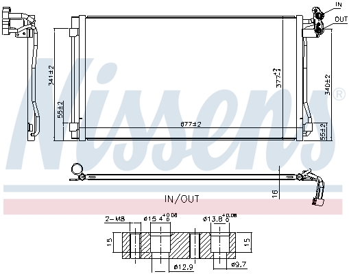 Nissens Airco condensor 940793