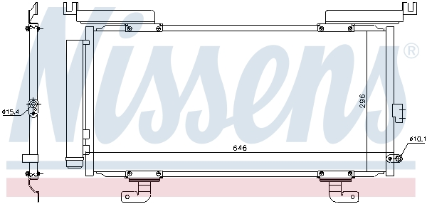 Nissens Airco condensor 940794
